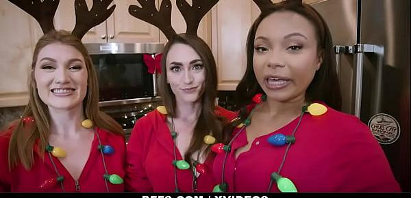  TeamSkeet Christmas Special with Dani Damzel, Aria Kai and Adriana Maya - BFFS